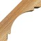 Ekena Millwork 6"W x 8"D x 8"H Merced Rough Sawn Knee Brace, Western Red Cedar BRC06X08X08MRC00RWR - alternate 4